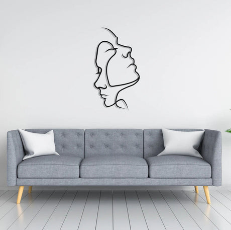 SereneShapes - Modern Väggkonst för Fridfull och Stilig Inredning Carvallo