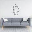 AbstractAffection Decor - Minimalistiskt par-huvudbild väggdekoration Carvallo