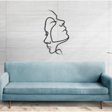 AbstractAffection Decor - Minimalistiskt par-huvudbild väggdekoration Carvallo
