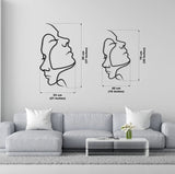 SereneShapes - Modern Väggkonst för Fridfull och Stilig Inredning Carvallo