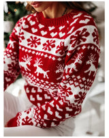 Stickad jultröja för kvinnor-Hemnix-Hemnix
