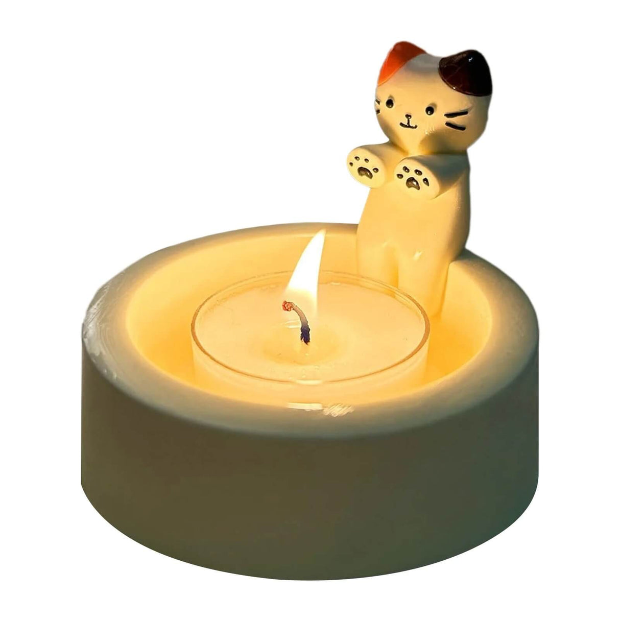 PawFlicker – Dekorativ Djurinspirerad Ljushållare för Värme och Stämning-Candle Holders-BB-Hemnix
