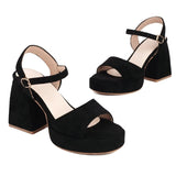 Chunky Heels Mockasandaler-Shoes for Women-Bellasverige-Hemnix