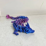 DrakeMorph - Rörlig 3D-printad Drakmodell för Dekor och Fantasi-Action & Toy Figures-BB-Hemnix