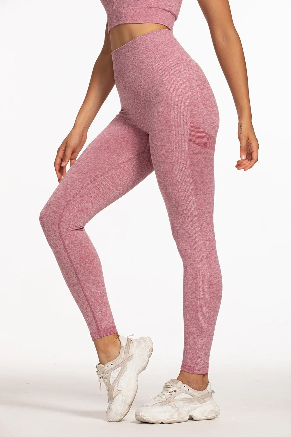 Träningsleggings med hög midja för kvinnor-Bellasverige-Hemnix