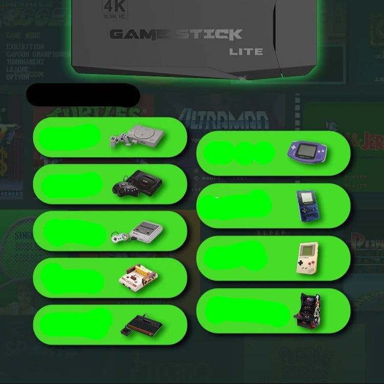 Retro Gaming Console 4K | 20000+ Spel System Carvallo