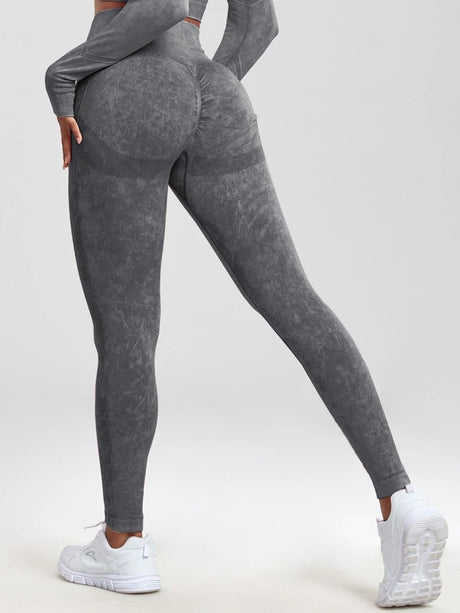 Hög Midja Fitness Leggings-Clothes for women-Hemnix-Svart-S-Hemnix