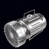 Carvallo - Multifunktionell LED-lampa med fläkt och laddare Carvallo