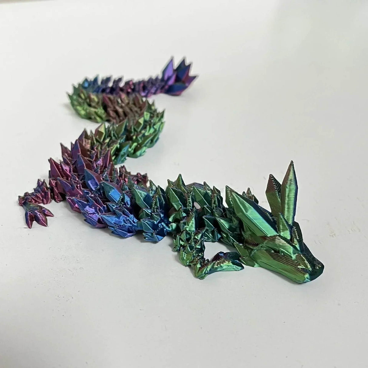 DrakeMorph - Rörlig 3D-printad Drakmodell för Dekor och Fantasi-Action & Toy Figures-BB-Hemnix