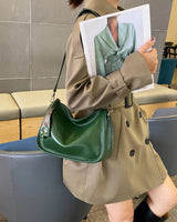 Luxury Leather Bag – Rymlig och elegant handväska i äkta läder-Shoulder Bags-BB-Hemnix