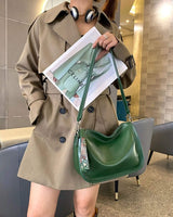 Luxury Leather Bag – Rymlig och elegant handväska i äkta läder-Shoulder Bags-BB-Hemnix