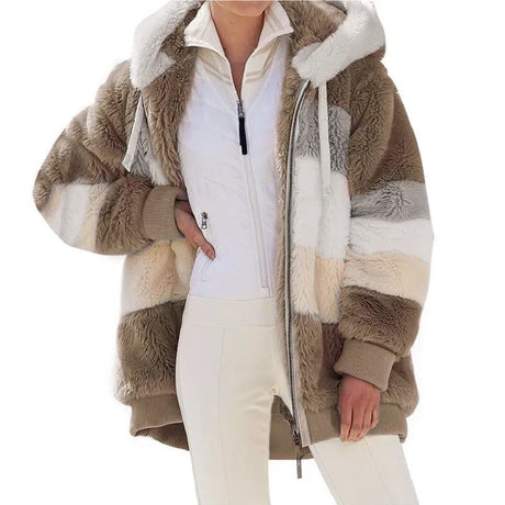 Oversized Hooded Jacket för kvinnor Hemnix