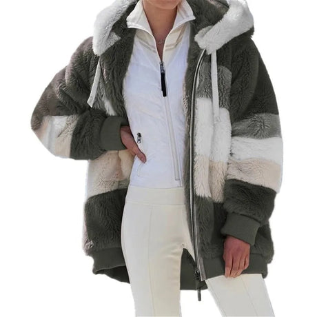Oversized Hooded Jacket för kvinnor Hemnix