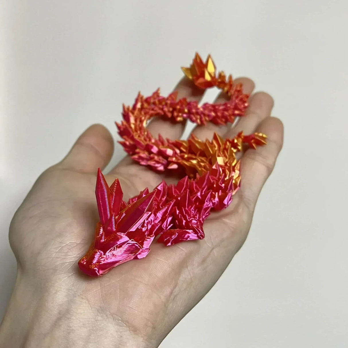 DrakeMorph - Rörlig 3D-printad Drakmodell för Dekor och Fantasi-Action & Toy Figures-BB-Hemnix