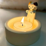 PawFlicker – Dekorativ Djurinspirerad Ljushållare för Värme och Stämning-Candle Holders-BB-Hemnix