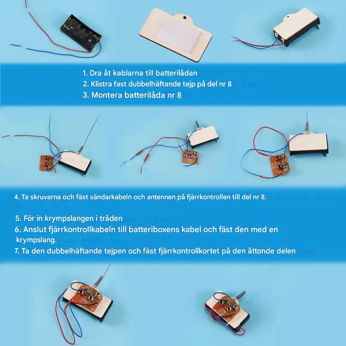 WoodiRace – Träleksaksbil med Fjärrkontroll för Barn | Monteringsbar 4-hjulsdriven DIY Teknikleksak-Remote Control Cars & Trucks-BB-Hemnix