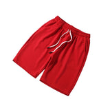Andningsbara Casual Shorts för män-Bellasverige-Röd-L-Hemnix