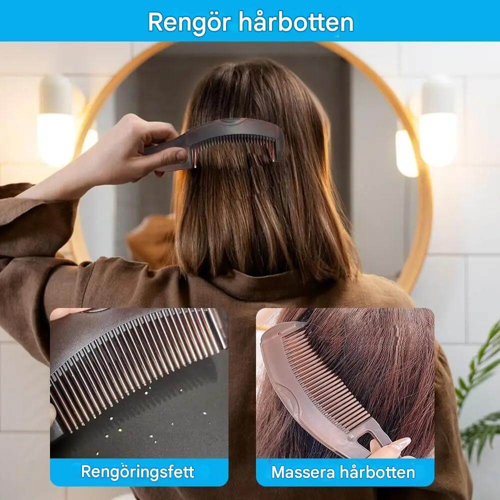 SkinTora – Självrengörande Massagekam för Hår och Hårbotten | Skonsam Hjälp mot Mjäll och Fett Hår-Hair Combs-BB-Hemnix