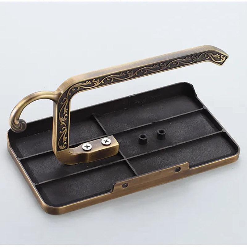 SleekStorage - Slank toalettpappershållare med hylla och sidokrok Carvallo