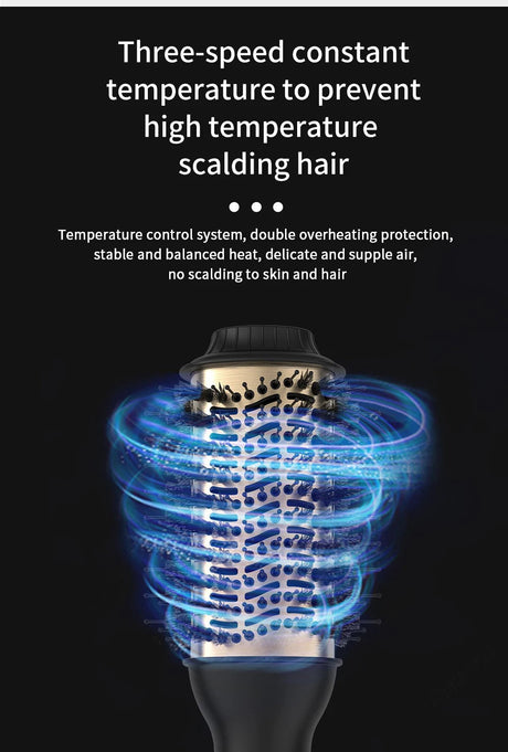 Hetluftborste & Hårvolymizer Carvallo