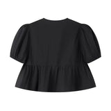 Front Tie Ruffle Crop Top-Bellasverige-Hemnix