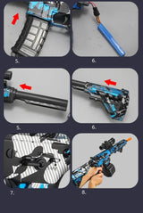 BlastForge – M416 Gelékulgevär med 7.4V Batteri och Dubbelmagasin | För Aktiva Utomhuslekar-Outdoor Play Equipment-BB-Hemnix