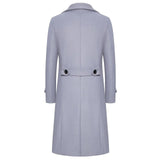 Slim Fit Windbreaker Trench Coat för män