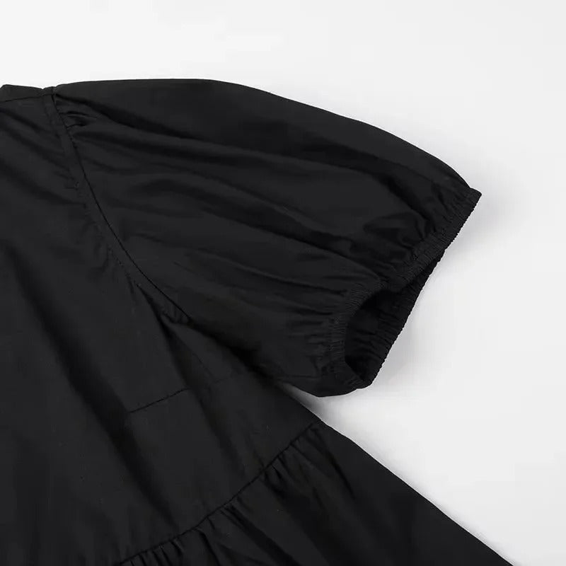 Front Tie Ruffle Crop Top-Bellasverige-Hemnix