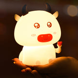 MooGlow - Söt ko LED Nattlampa Med Mjukt Varmt Ljus Carvallo