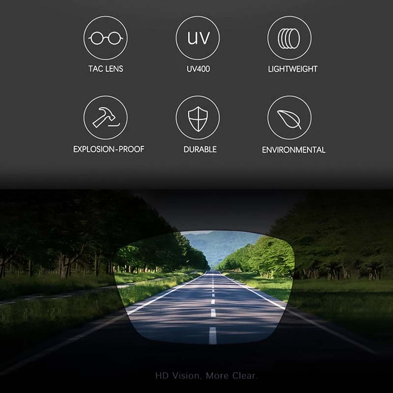 RoyaleGlow Adventure Pro Polariserade Motorcykelglasögon Carvallo