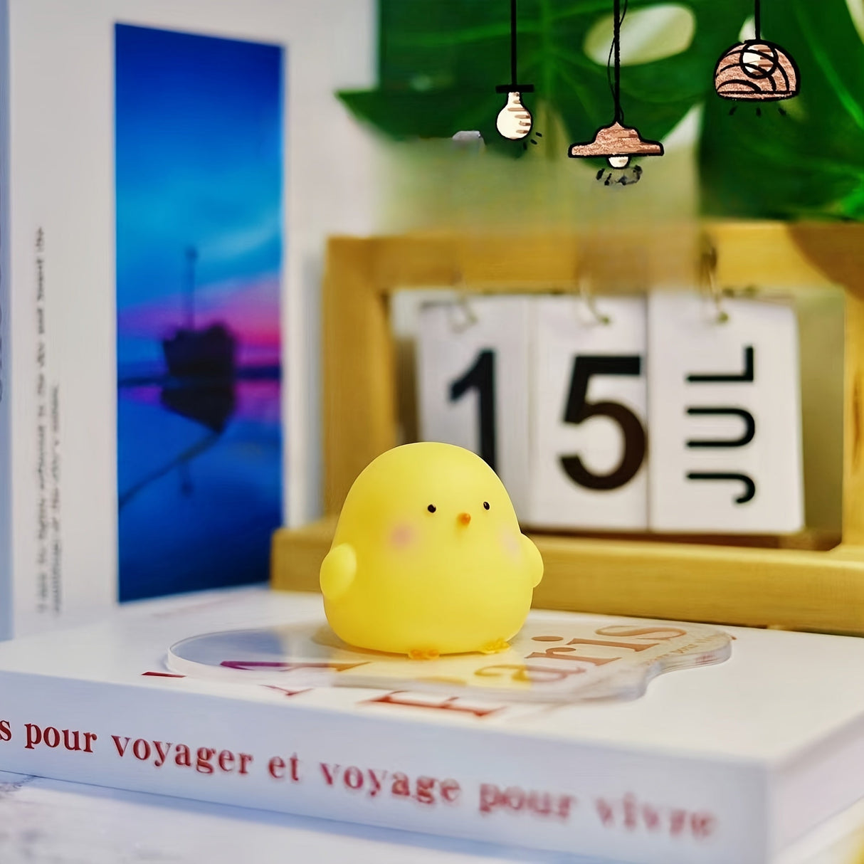 LumiKuiken - Charmig LED Bordslampa med Ögonvänligt Ljus Carvallo