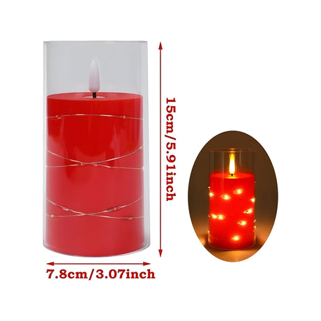 FestiveFlame Light - Elektroniska jul-LED-ljusflamma Carvallo