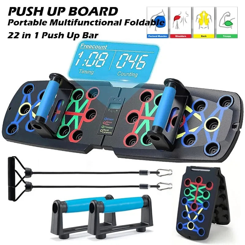 Push Up Board Justerbar Hemma Fitness Tränare Carvallo