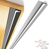 Luxora 45 Grad LED Under Cabinet Belysning Barer Osynliga Ultra Tunn Remmar Carvallo