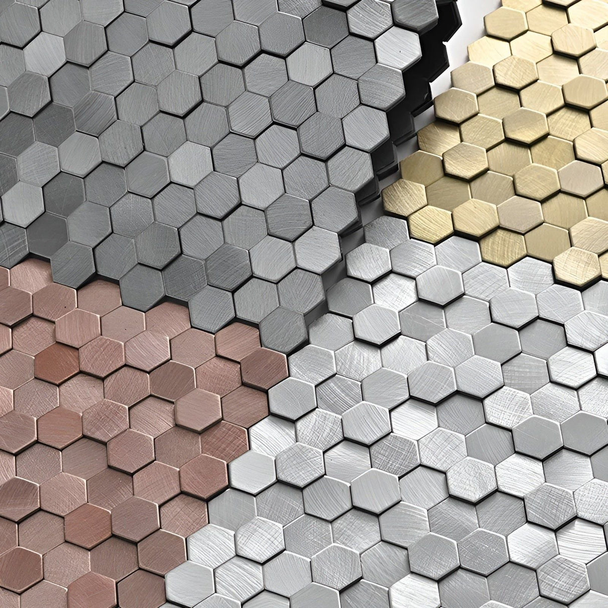 SplashSafe Stickers - Självhäftande lyxigt metalltapet Carvallo