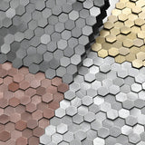 SplashSafe Stickers - Självhäftande lyxigt metalltapet Carvallo