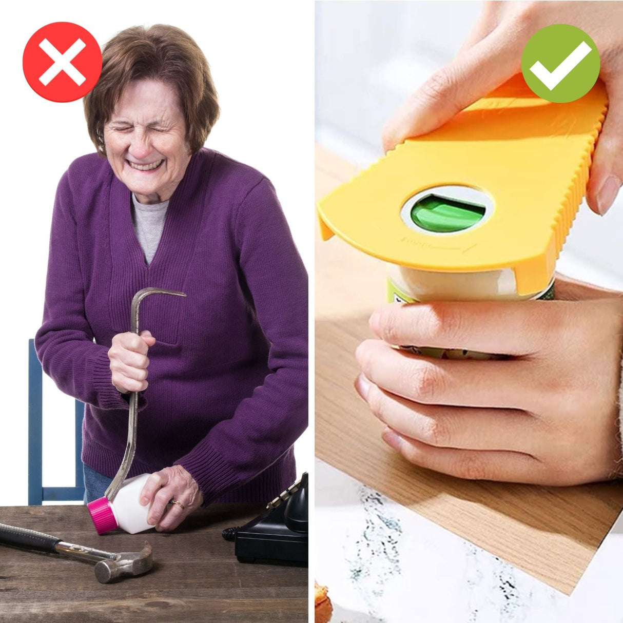 GripMate - Flasköppnare med enkelt grepp | Ergonomisk design för enkel öppning MILA Sverige