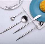 Silver Rostfritt Stål Bestickset Carvallo