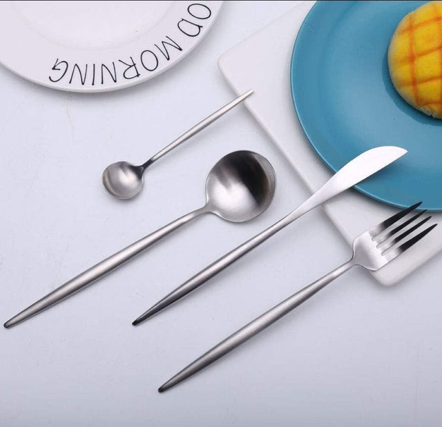 Silver Rostfritt Stål Bestickset Carvallo