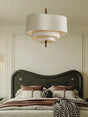 Fabric Shade Chandelier – Varm och Inbjudande Belysning Carvallo