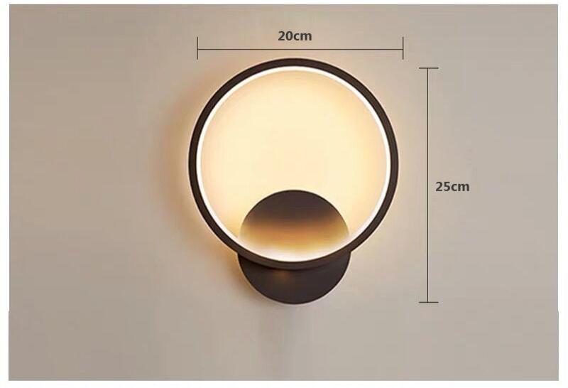 PureLight - Modern LED Vägglampa Energisparande Inomhusbelysning Carvallo