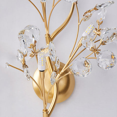 CrystalBloom - Väggbelysning Elegant Väggbelysning för Vardagsrum Carvallo