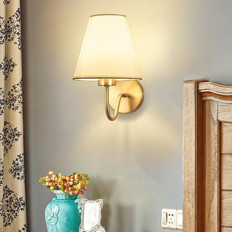 RetroLuxe - Stoftavla Vägglampa Stilfull Belysning för Vardagsrum och Sovrum Carvallo