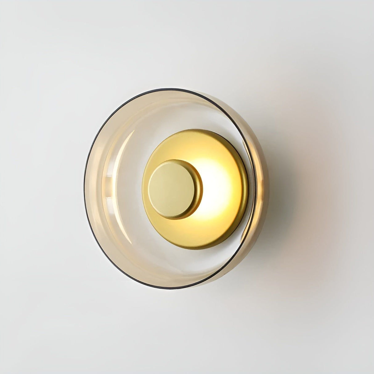 LED-vägglampa i glas – Nordisk design med varmt ljus | Idealisk för hall och vardagsrum Carvallo