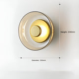 LED-vägglampa i glas – Nordisk design med varmt ljus | Idealisk för hall och vardagsrum Carvallo