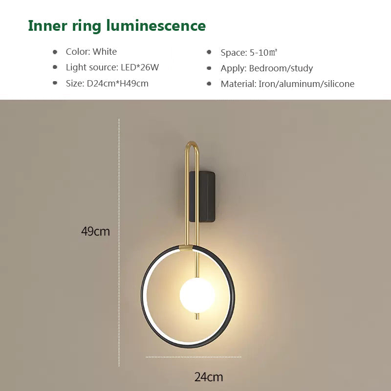 NordicaGlow – Minimalistisk LED Vägglampa Carvallo