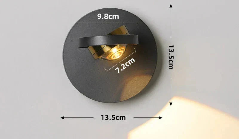 GlowAdjust - Modern LED Vägglampa med Justerbar Arm Carvallo