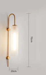 GlassGlow - Modern LED Vägglampa av Glas Carvallo