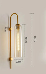 GlassGlow - Modern LED Vägglampa av Glas Carvallo