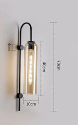 GlassGlow - Modern LED Vägglampa av Glas Carvallo